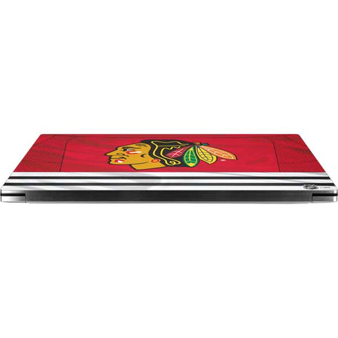 NHL Blackhawks Red Stripes Dell XPS Skin